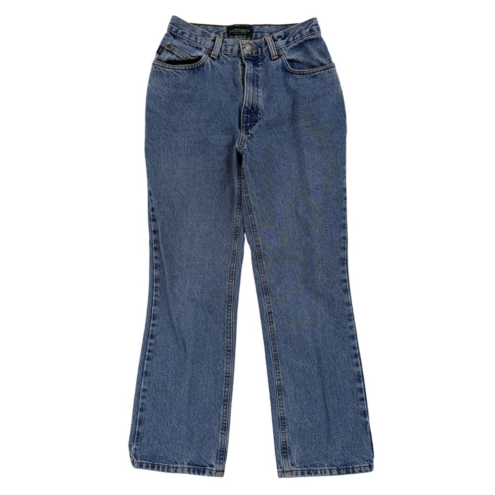 Lauren Jeans Co Ralph Lauren Jeans Womens 6P Blue Medium Wash Mid Rise Straight‎